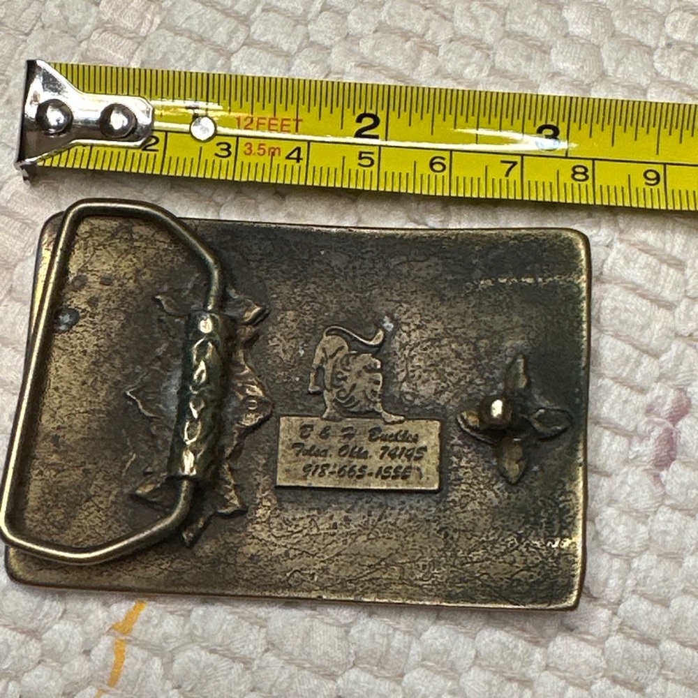 *Vintage* Getty Petroleum Vintage Belt Buckle - Picture 2 of 3